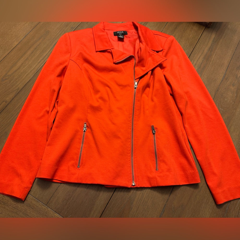 Verve Ami Vibrant Orange Blazer